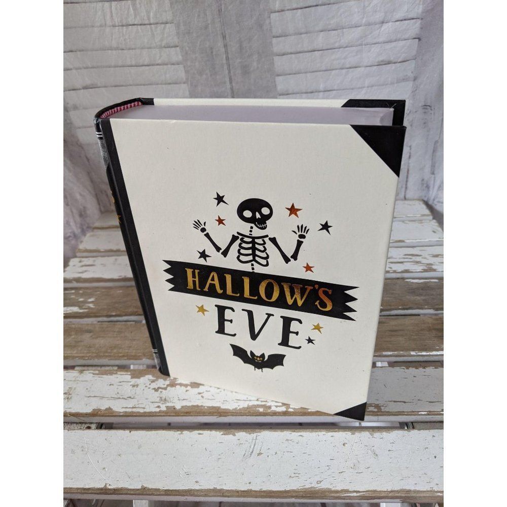Halloween prop‎ book skeleton decor home